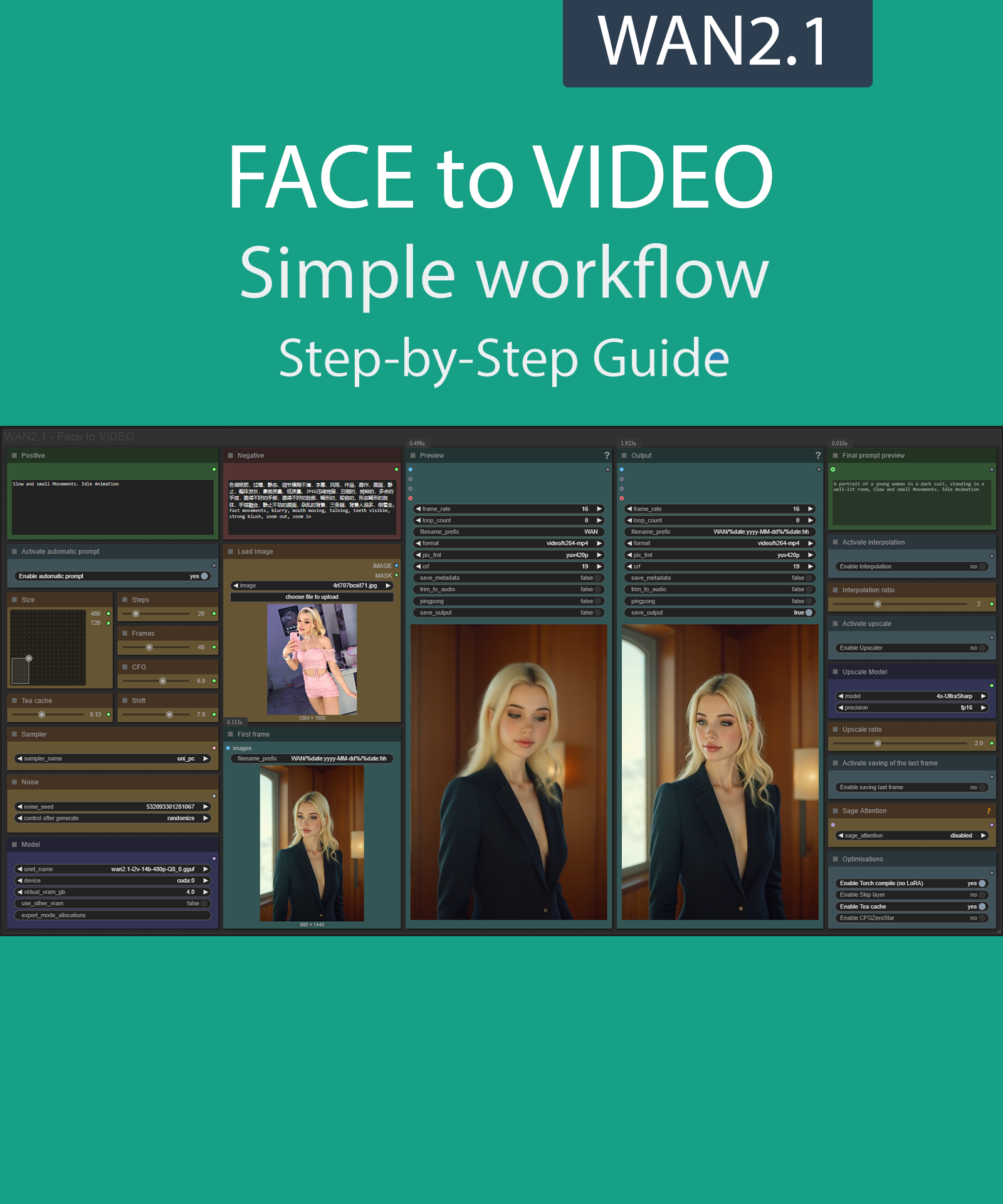 Step-by-Step Guide Series: ComfyUI - FACE to VIDEO